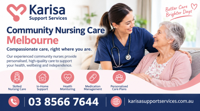 What is Community Nursing Care Under NDIS?